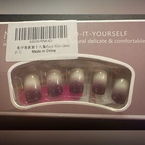 Purple ombre stick on nails. Brand new